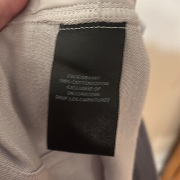 Lafayette 148 New York Light Gray Joggers Large - Picture 3 of 6